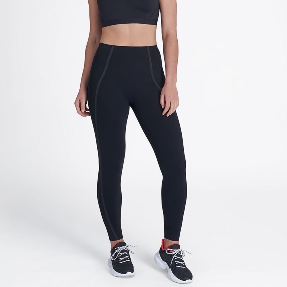 Spanx Every Wear Active Mesh Contour Leggings Black NWT